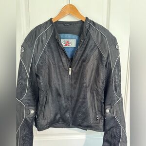 Joe Rocket Pheonix Mesh Motorcycle Armored Riding Jacket Black Small